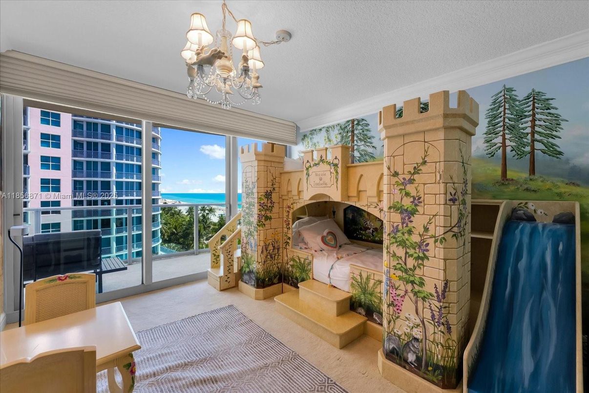 Bedroom, Chandelier, Interior, Water