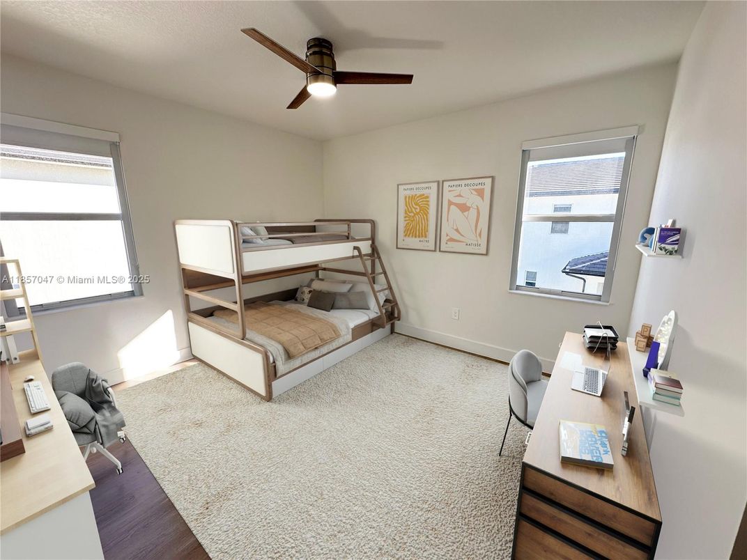 Home Office, Interior, Wood Texture Flooring