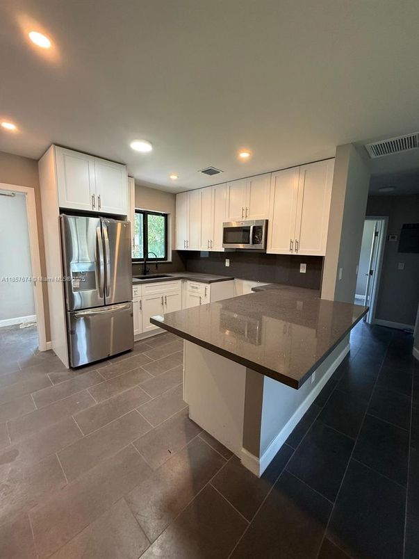 Interior, Kitchen, Recessed Lighting, Stainless Steel Appliances