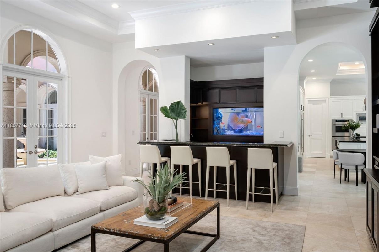 Interior, Kitchen, Living room, Recessed Lighting