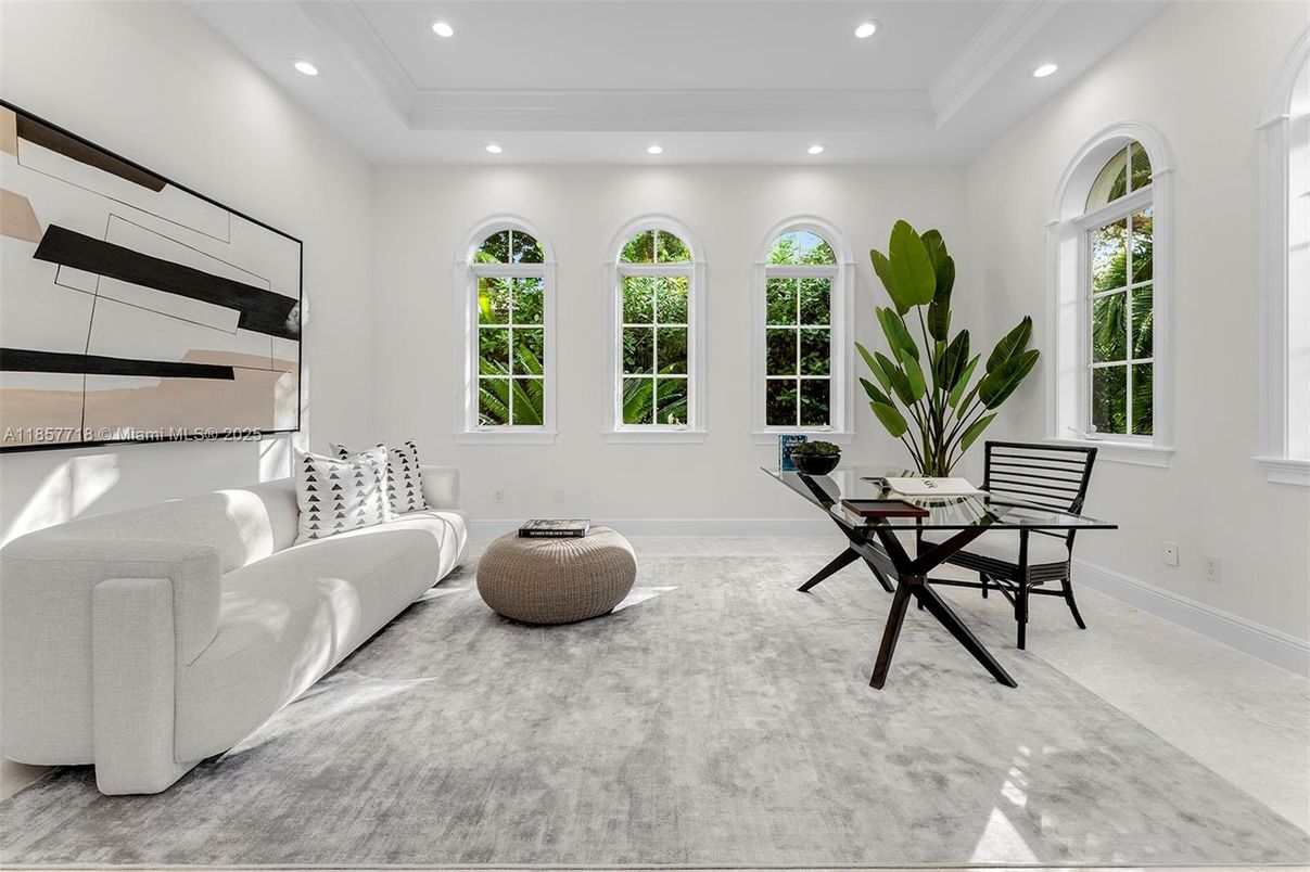 Home Office, Interior, Recessed Lighting