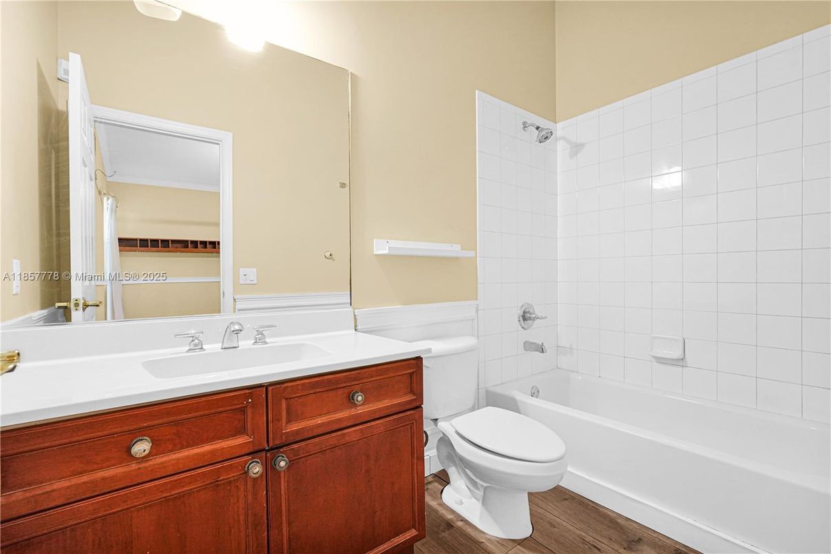 Bathroom, Interior, Wood Texture Flooring