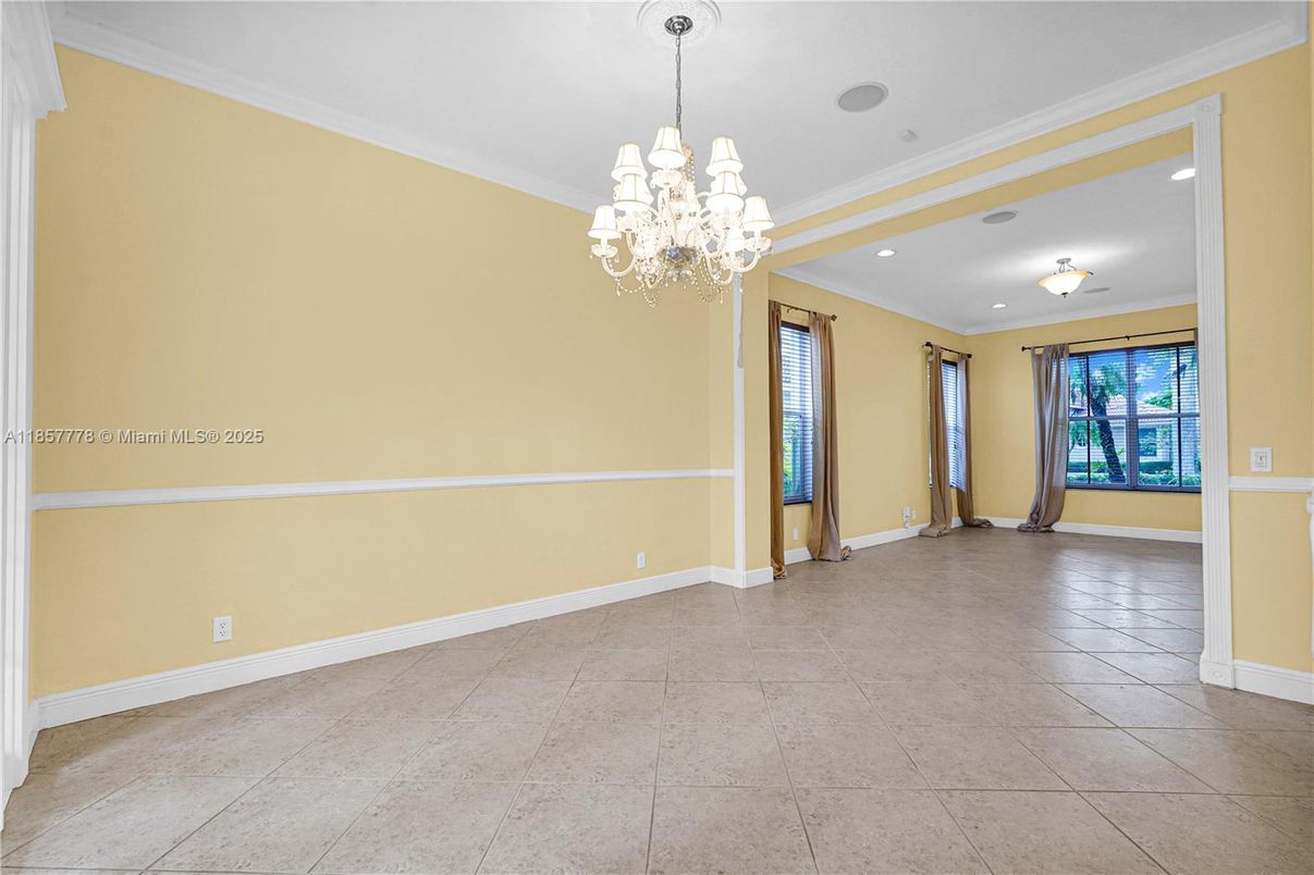 Chandelier, Empty room, Interior, Recessed Lighting
