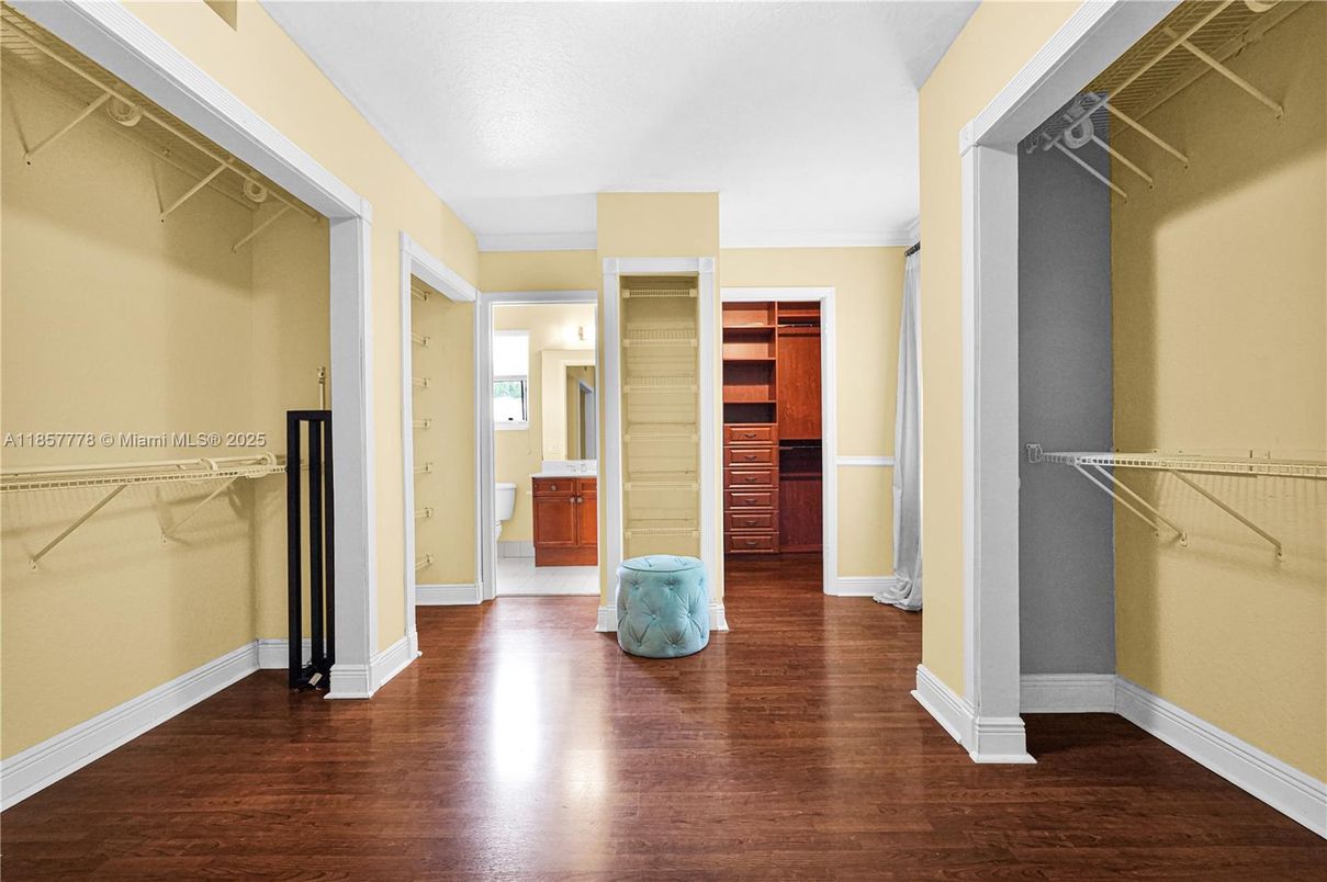 Interior, Walk-in Closets, Wood Texture Flooring