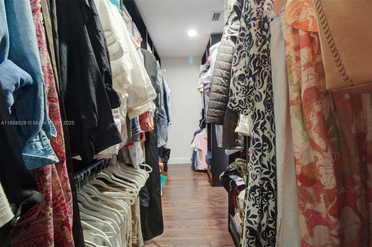 Interior, Recessed Lighting, Walk-in Closets, Wood Texture Flooring