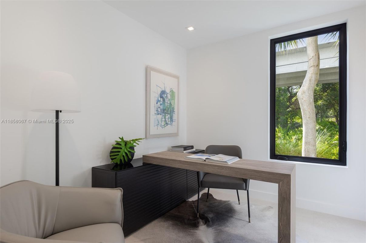 Home Office, Interior, Recessed Lighting