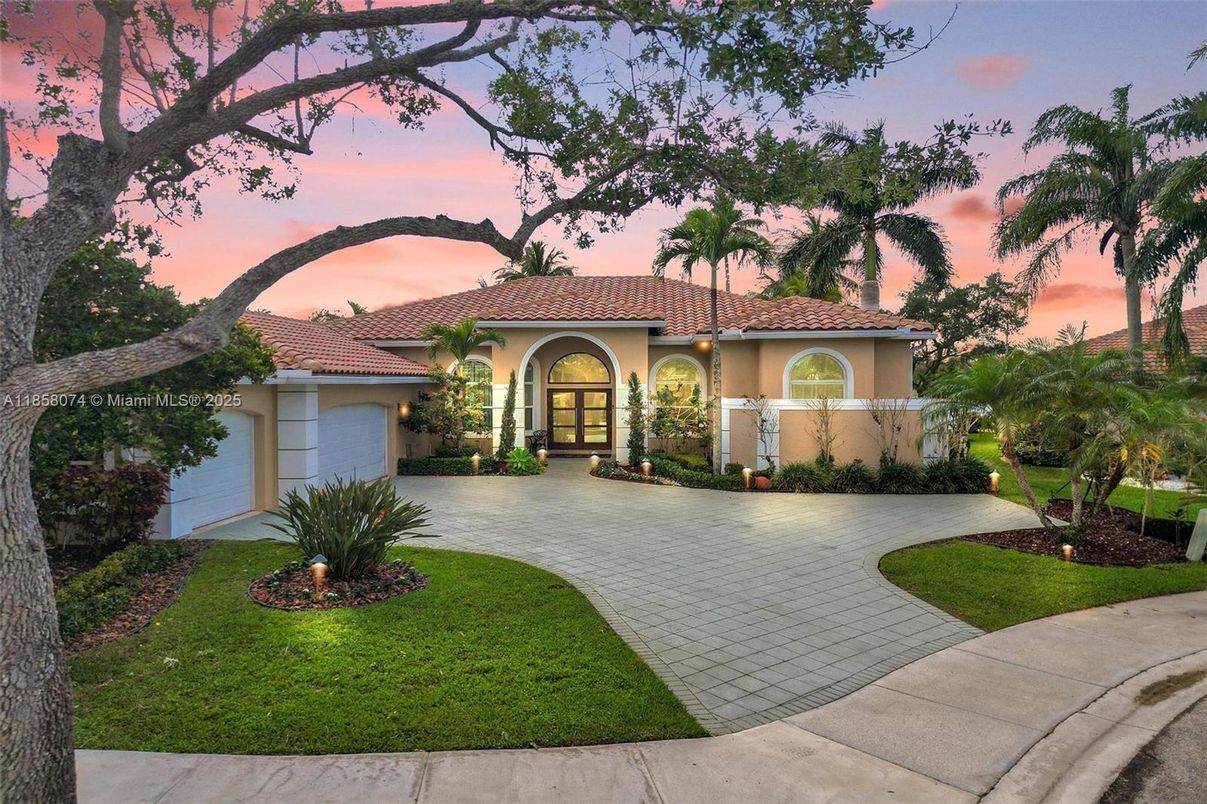 Attached, Backyard, Exterior, Facade, Mediterranean