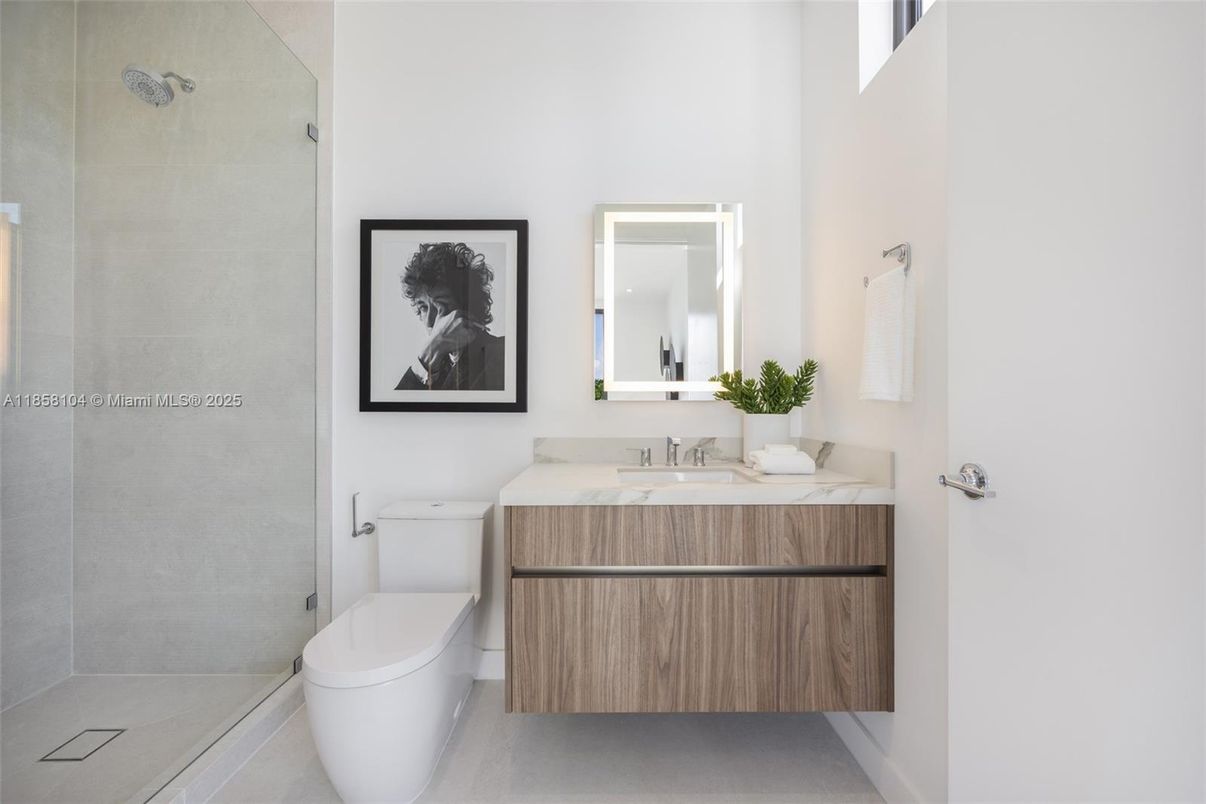 Bathroom, Glass Shower, Interior