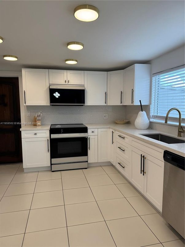 Interior, Kitchen, Recessed Lighting, Stainless Steel Appliances