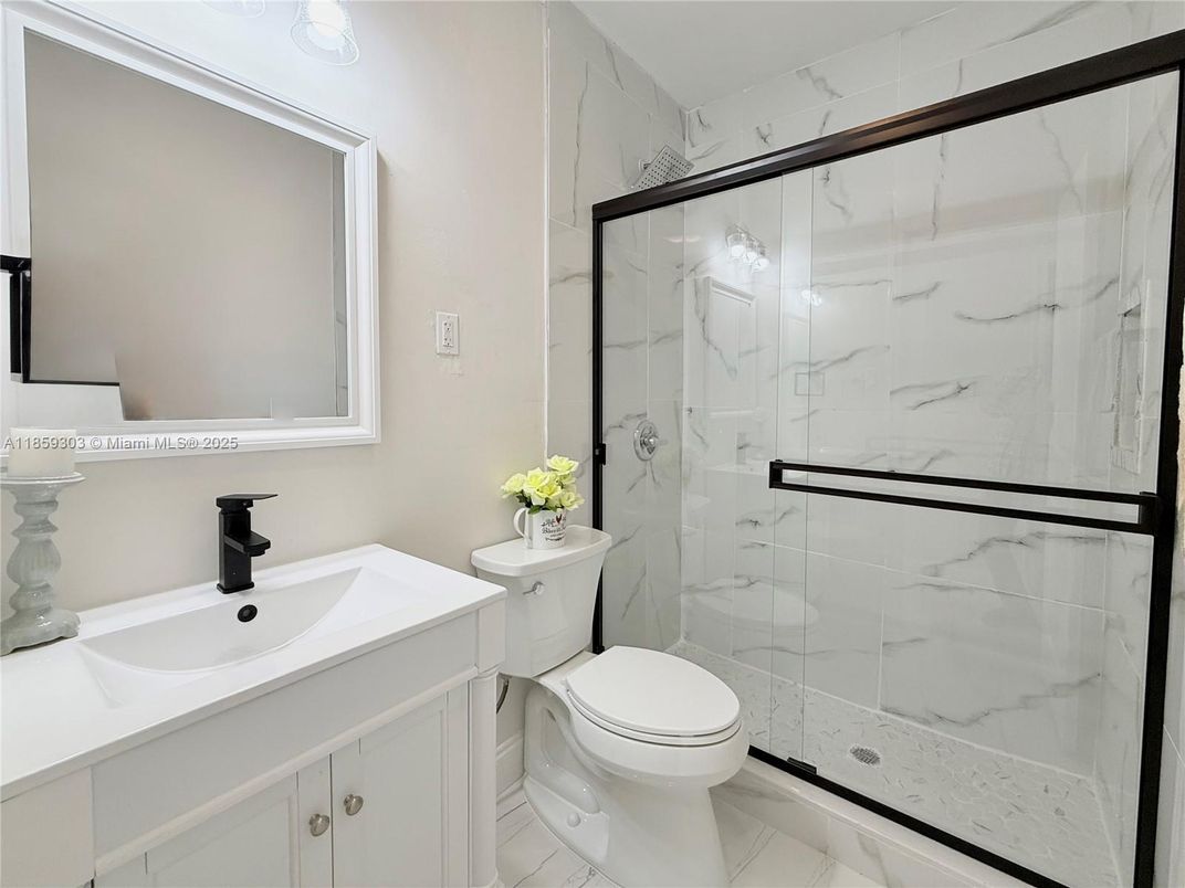 Bathroom, Glass Shower, Interior, Marble, Marble Walls