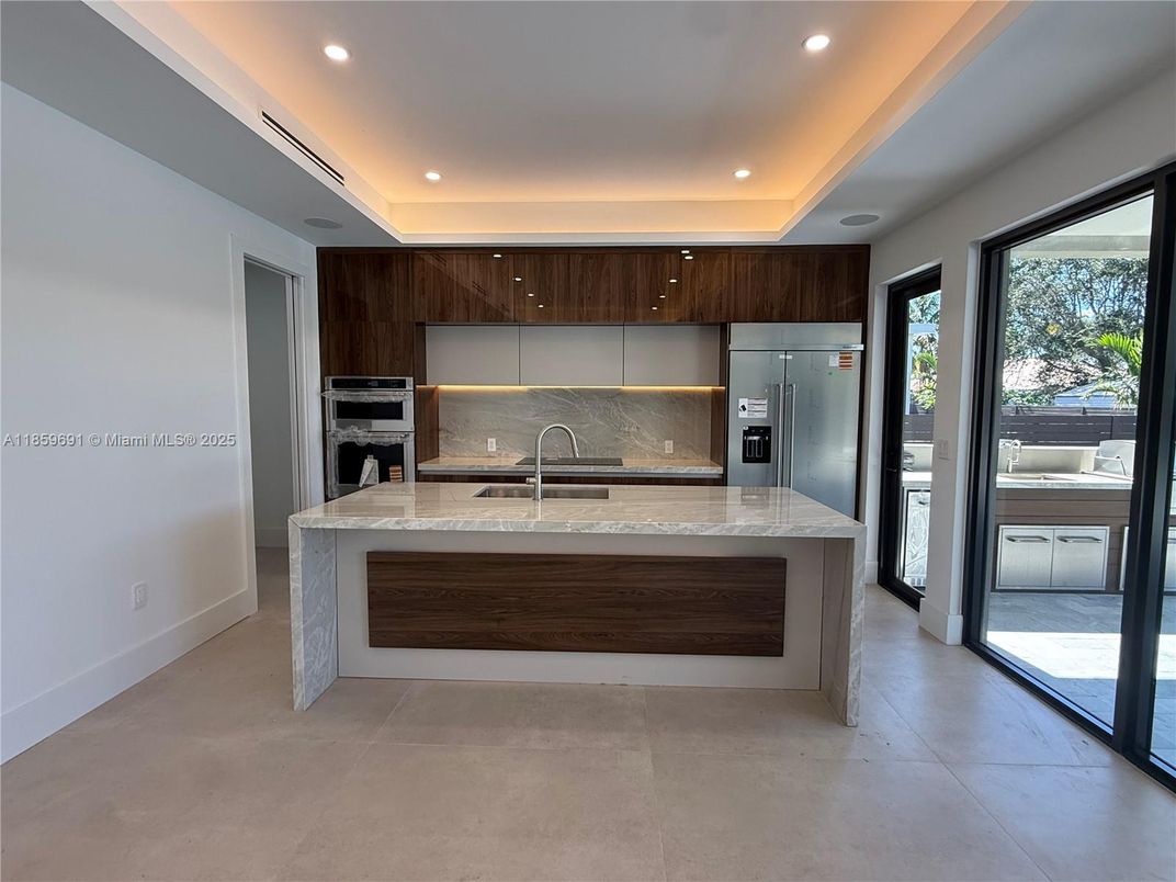 Interior, Kitchen, Recessed Lighting, Stainless Steel Appliances