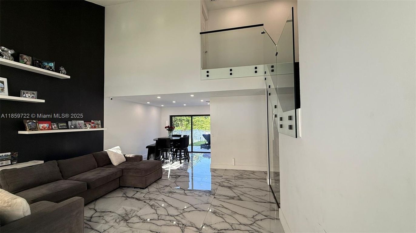 Interior, Living room, Marble, Recessed Lighting