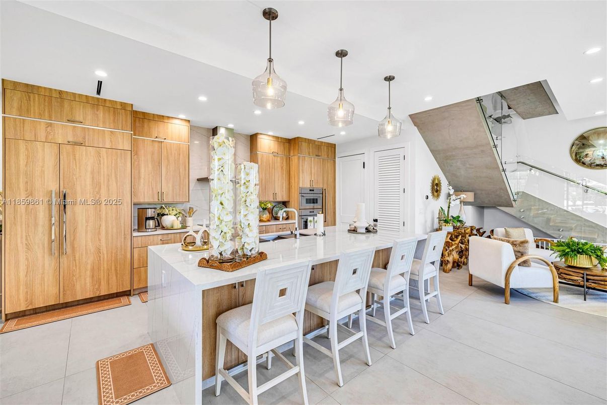 Interior, Kitchen, Pendant Lights, Recessed Lighting