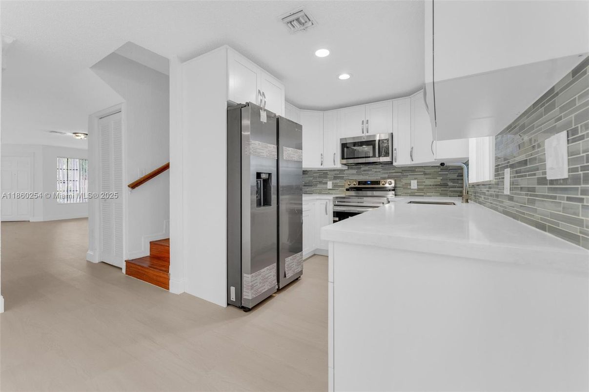 Interior, Kitchen, Recessed Lighting, Stainless Steel Appliances