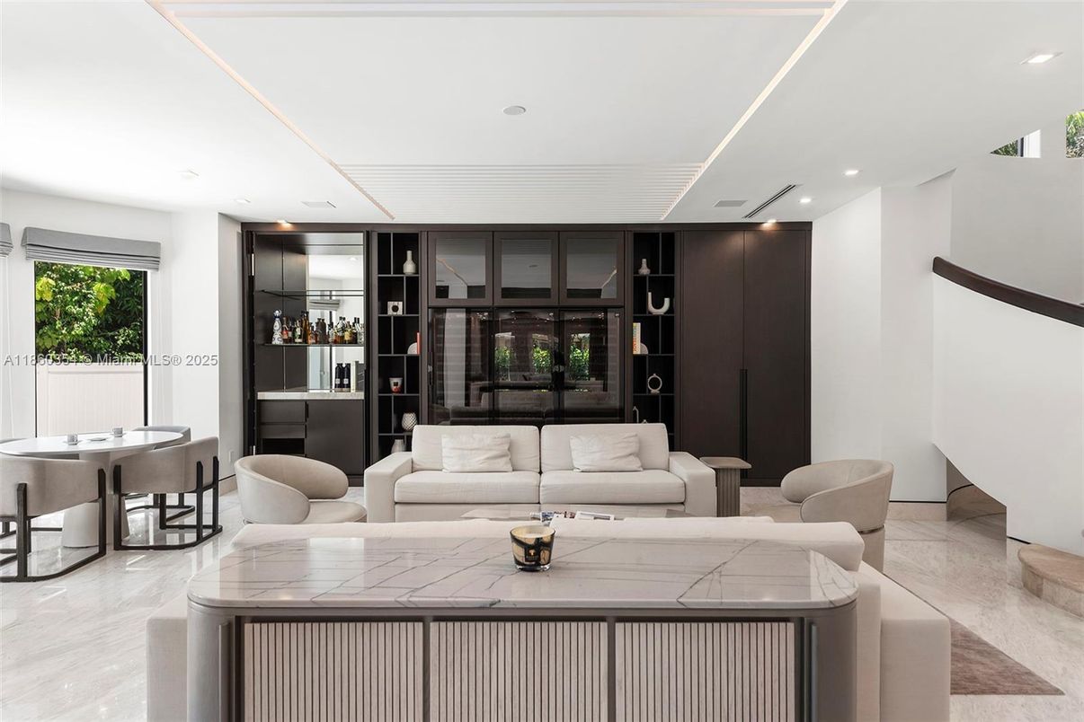 Interior, Living room, Recessed Lighting