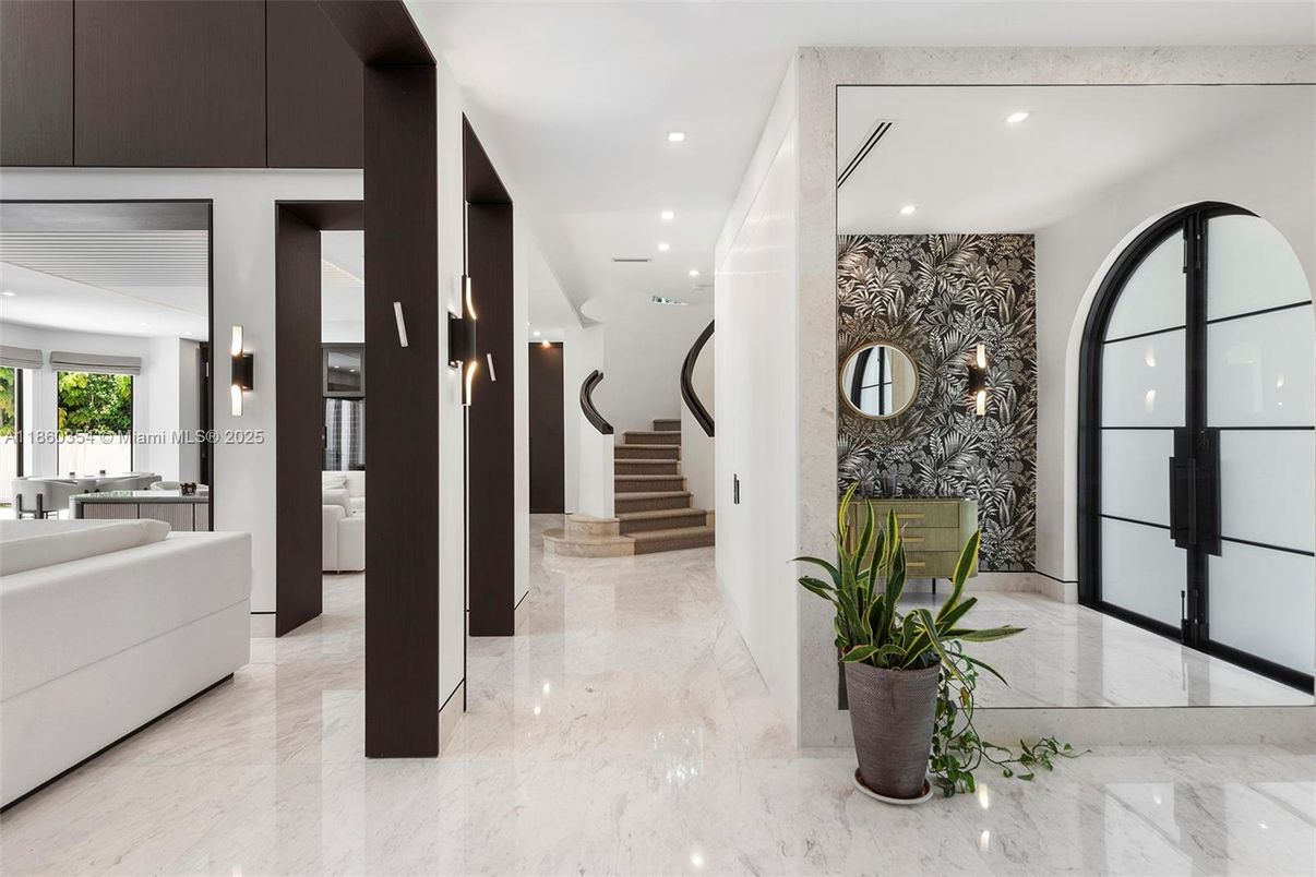 Interior, Marble, Recessed Lighting