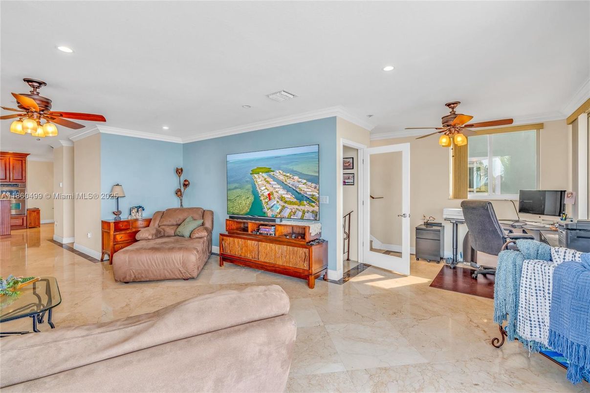 Home Office, Interior, Recessed Lighting