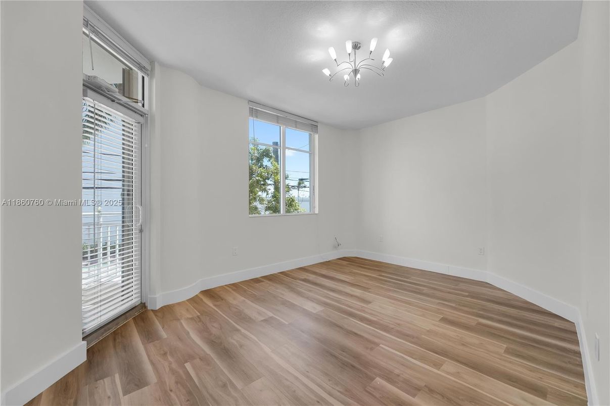 Chandelier, Empty room, Interior, Wood Texture Flooring