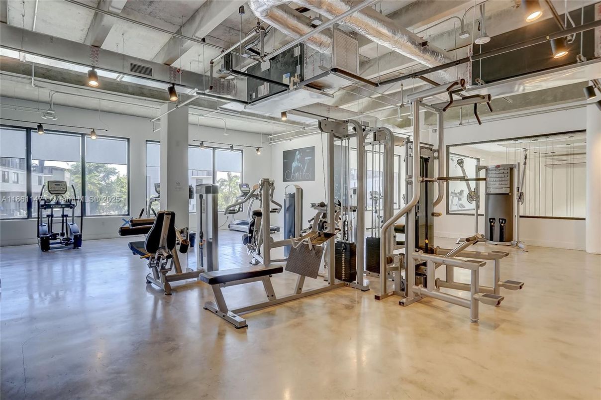 Fitness Equipment, Gym, Interior