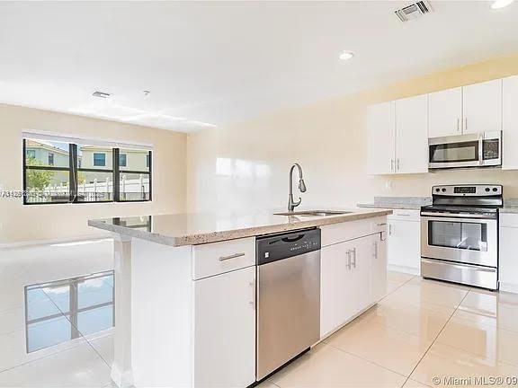 Interior, Kitchen, Recessed Lighting, Stainless Steel Appliances