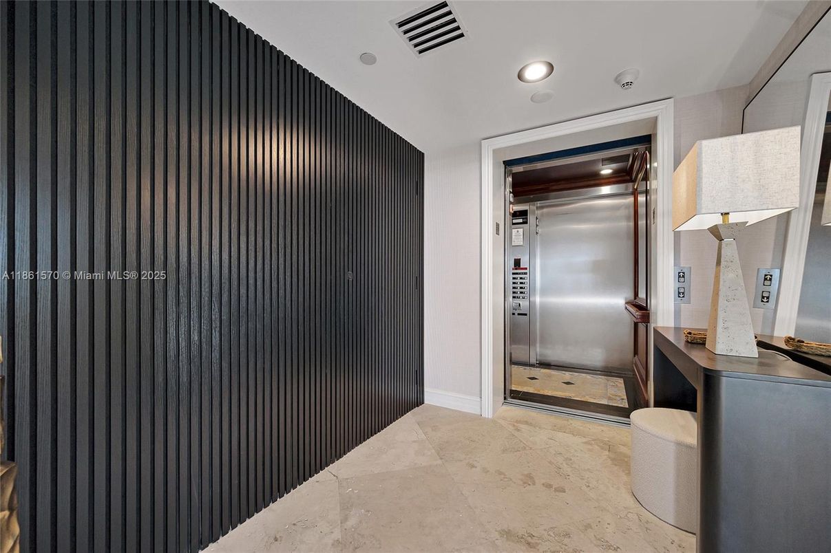 Elevator, Interior, Recessed Lighting
