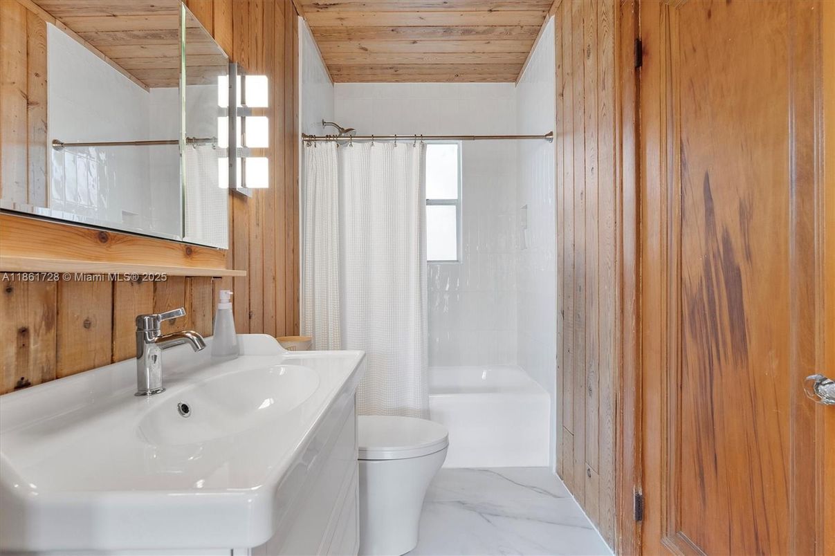 Bathroom, Interior, Marble, Wooden Walls