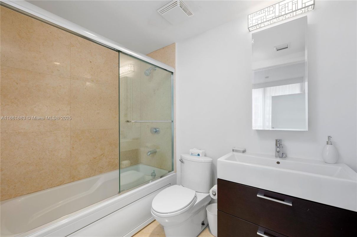 Bathroom, Glass Shower, Interior