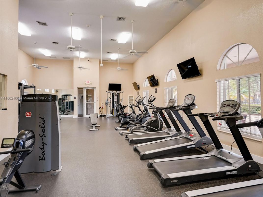 Fitness Equipment, Gym, Interior