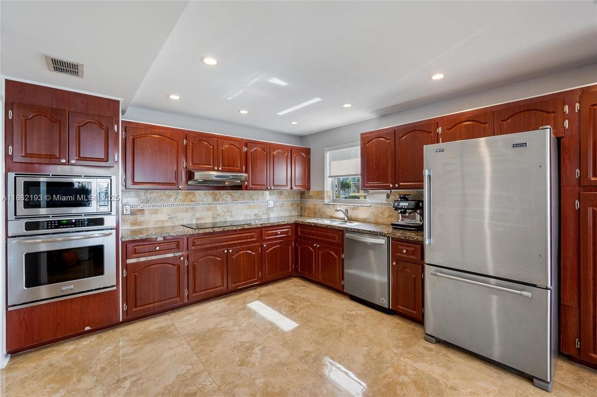 Interior, Kitchen, Recessed Lighting, Stainless Steel Appliances