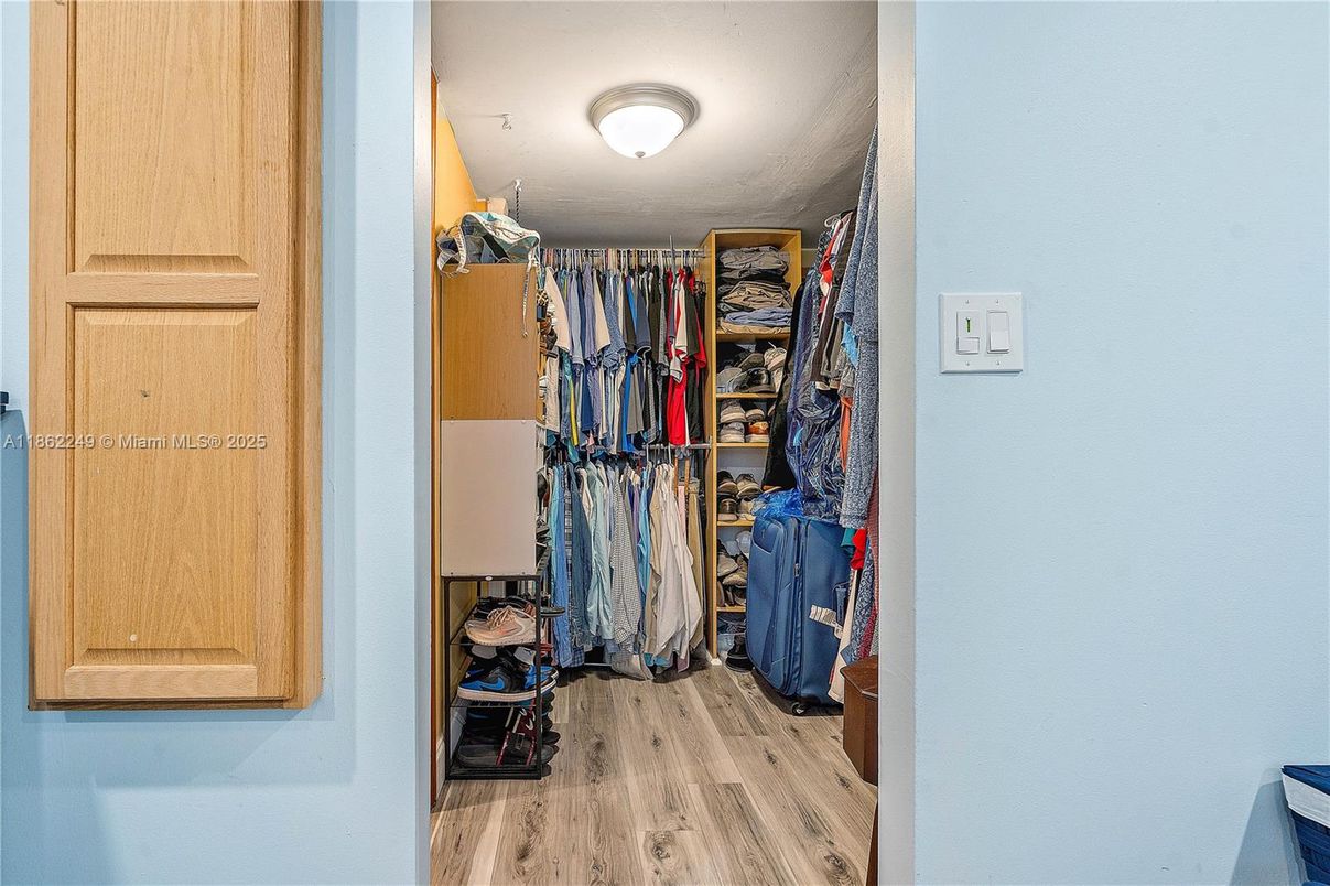 Interior, Walk-in Closets, Wood Texture Flooring