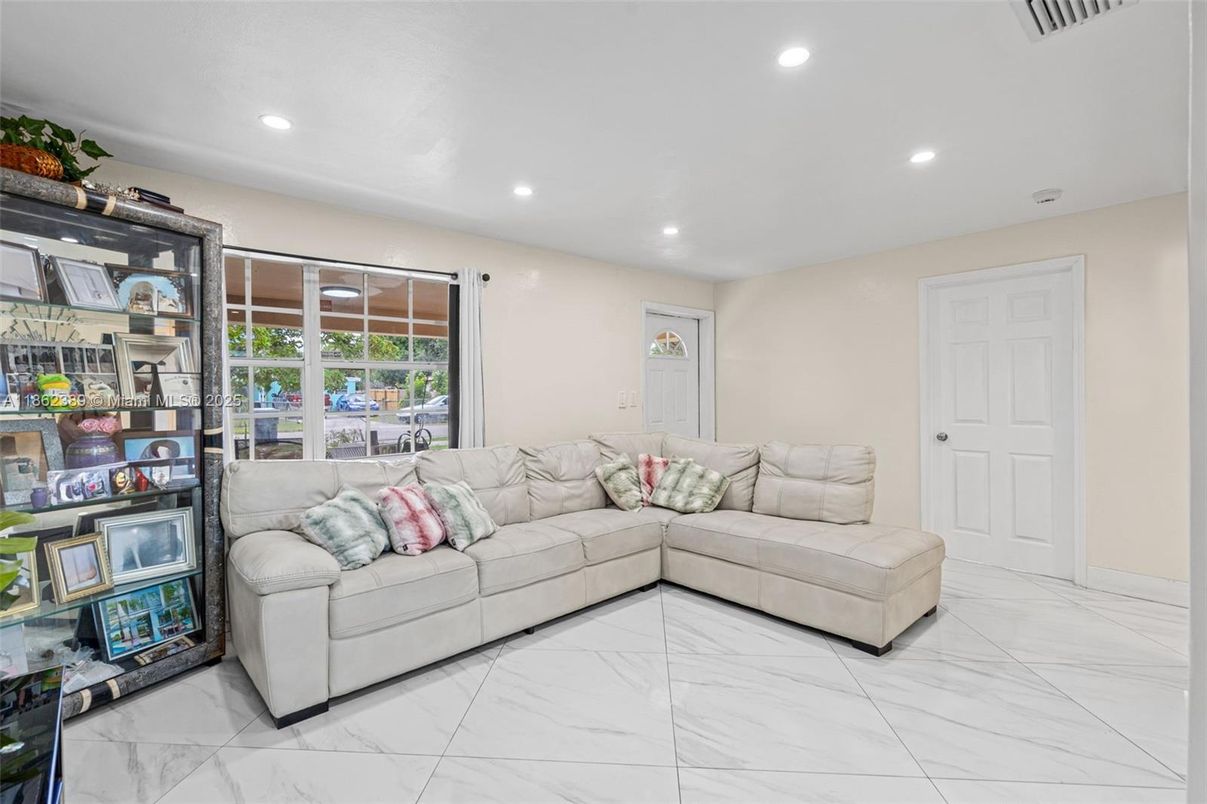 Interior, Living room, Marble, Recessed Lighting