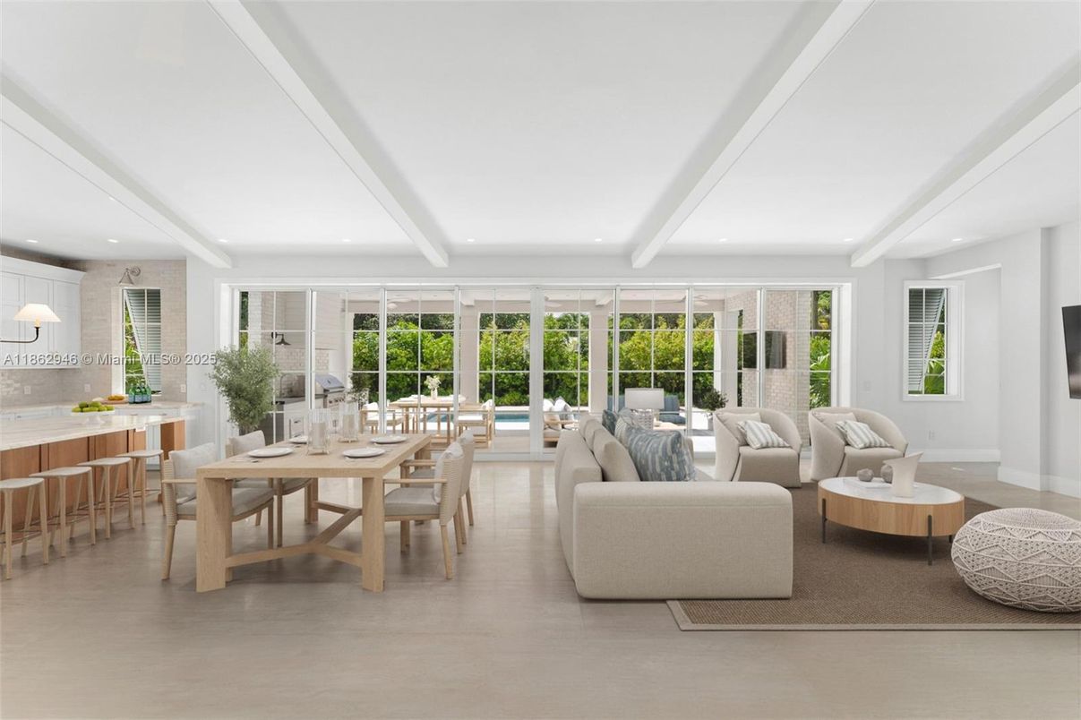 Dining room, Interior, Living room, Recessed Lighting