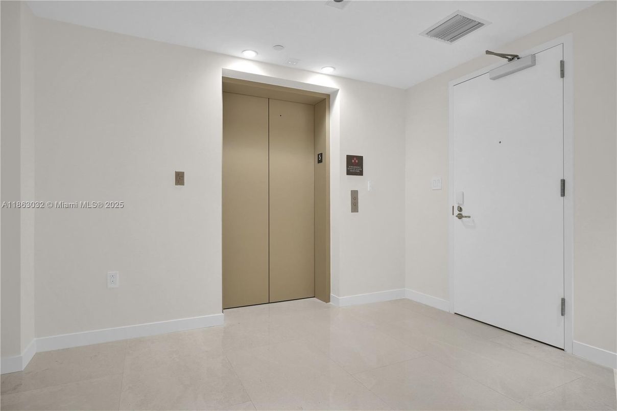 Elevator, Interior, Recessed Lighting