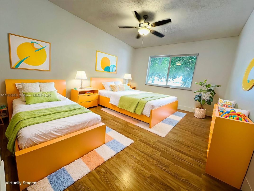 Bedroom, Interior, Wood Texture Flooring