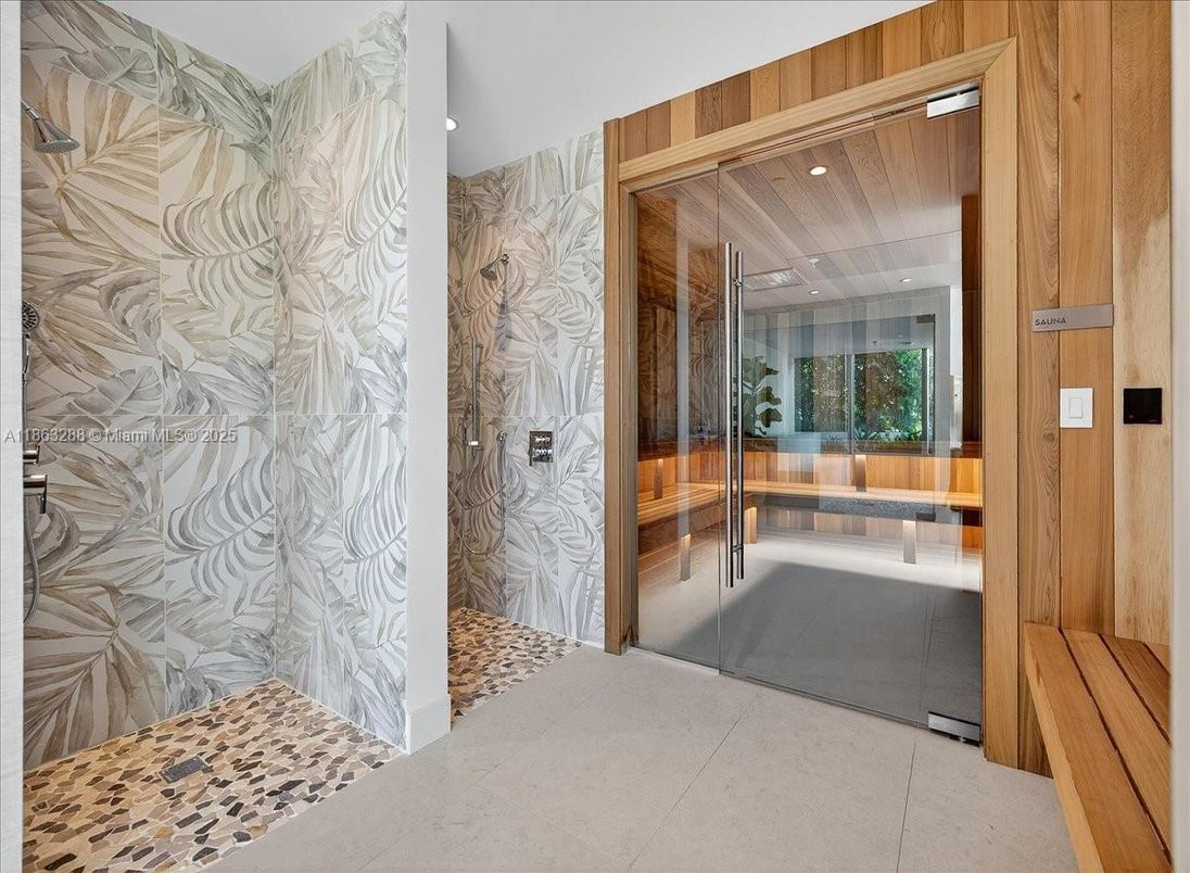 Bathroom, Interior, Recessed Lighting, Sauna Room