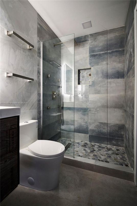 Bathroom, Glass Shower, Interior