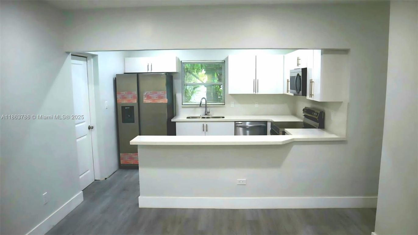 Interior, Kitchen, Wood Texture Flooring