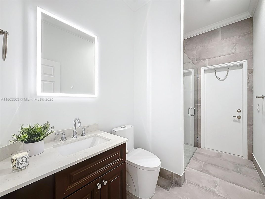 Bathroom, Glass Shower, Interior