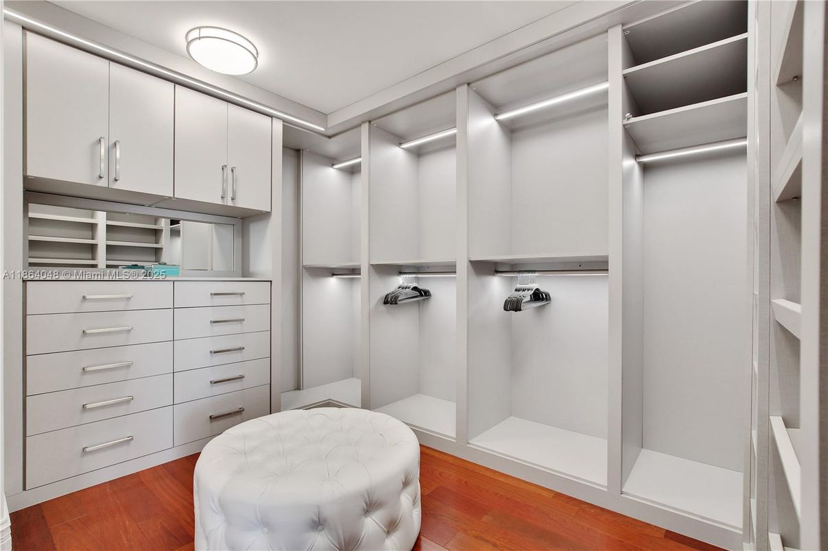 Interior, Walk-in Closets, Wood Texture Flooring