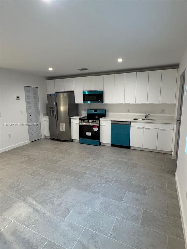 Interior, Kitchen, Recessed Lighting, Stainless Steel Appliances