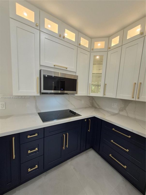 Interior, Kitchen, Marble Walls