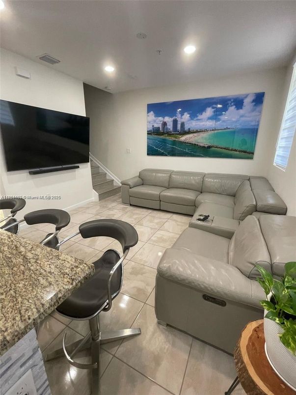 Interior, Living room, Recessed Lighting