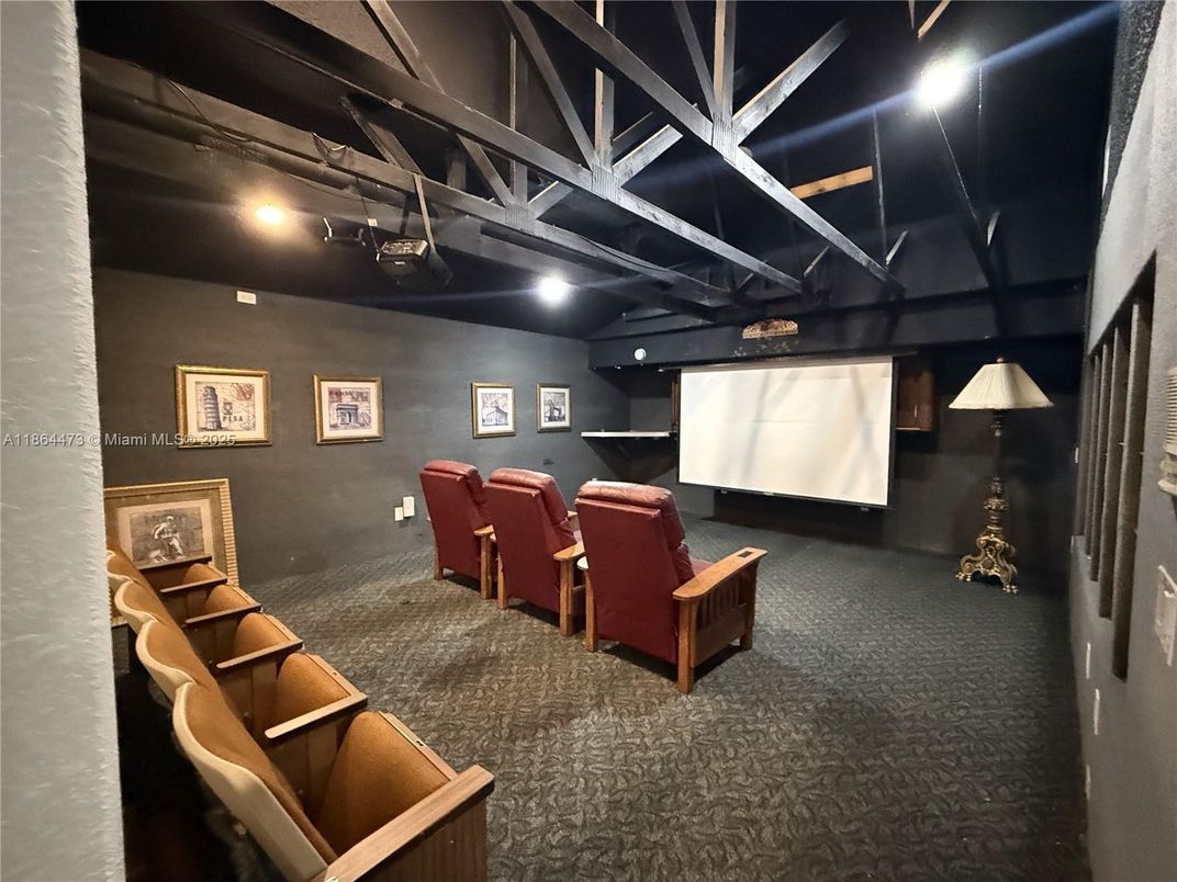 Home Theatre Room, Interior, Projection Screen, Recessed Lighting, Theatre Room