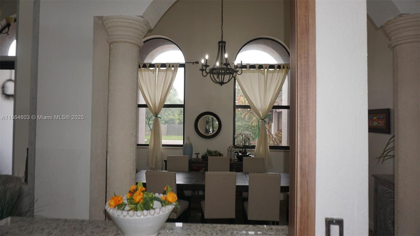 Chandelier, Dining room, Interior