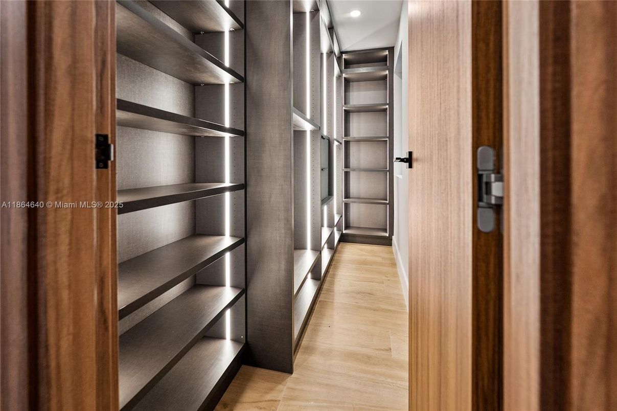 Interior, Walk-in Closets, Wood Texture Flooring