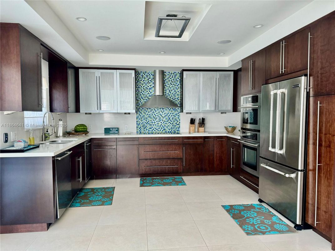 Interior, Kitchen, Recessed Lighting, Stainless Steel Appliances