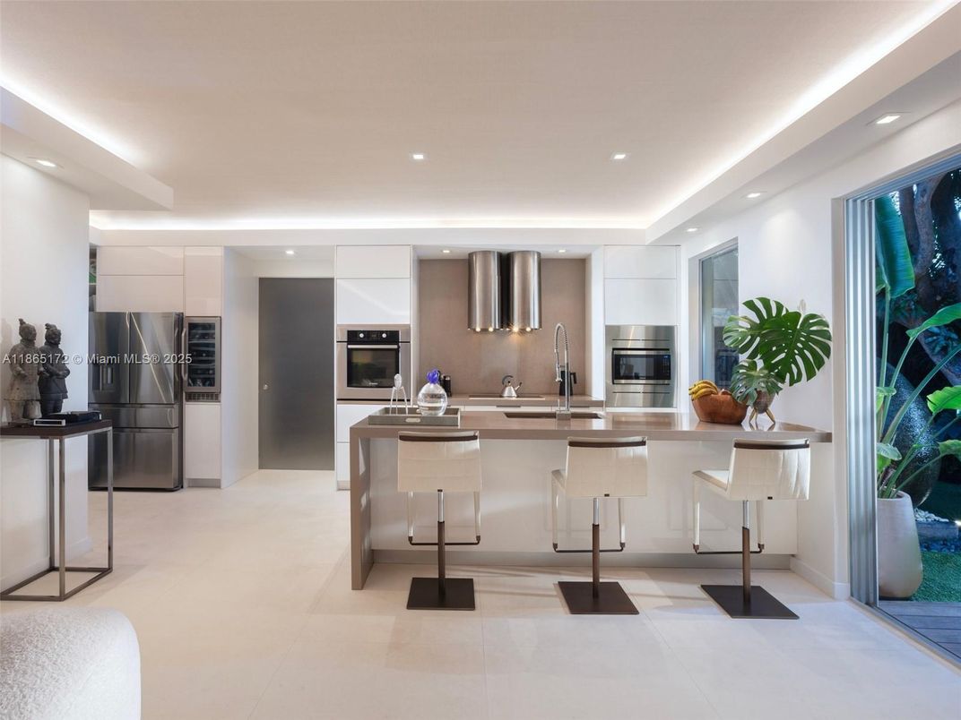 Interior, Kitchen, Recessed Lighting, Stainless Steel Appliances