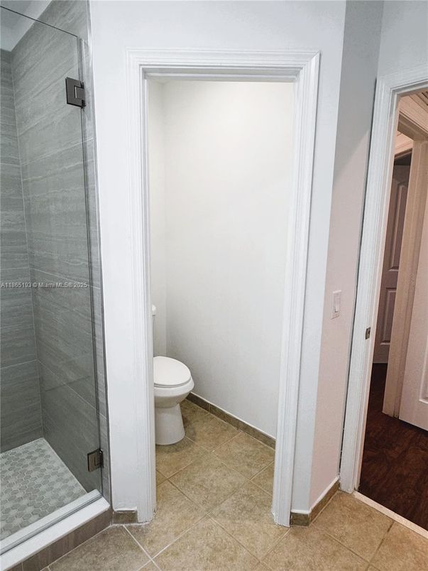 Bathroom, Glass Shower, Interior, Wood Texture Flooring