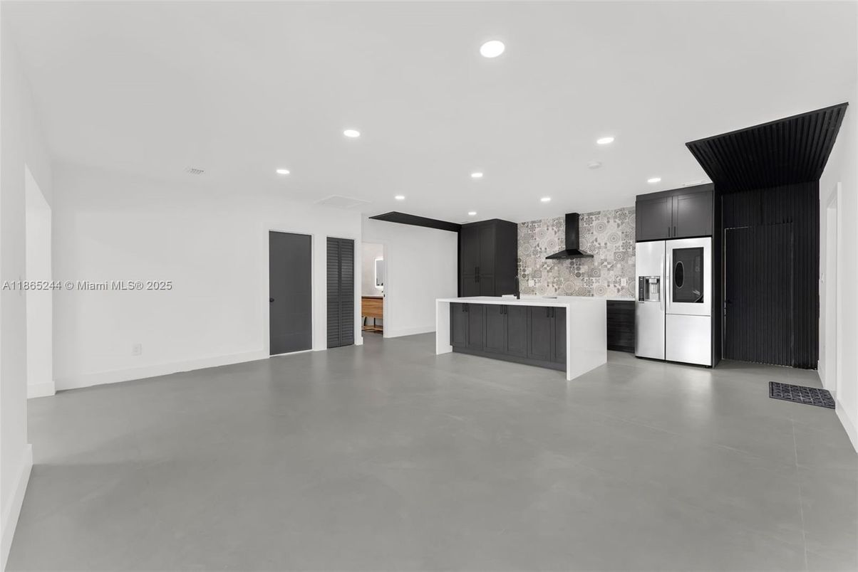Interior, Kitchen, Recessed Lighting, Stainless Steel Appliances