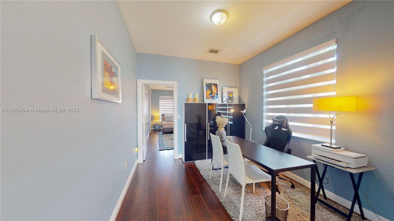 Home Office, Interior, Wood Texture Flooring